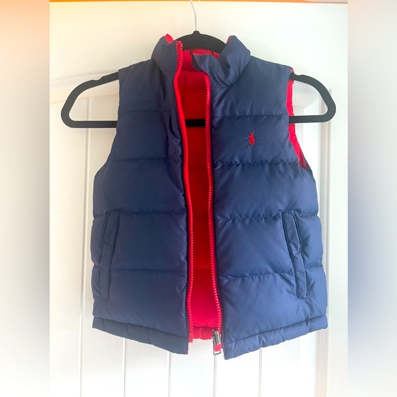 Reversible Ralph Lauren Puffer vest Boys - Picture 1 of 8